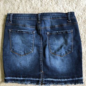 Dark wash Jean Skirt